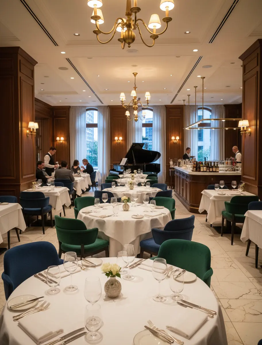 Salle du restaurant La Ferme Modèle du Parc