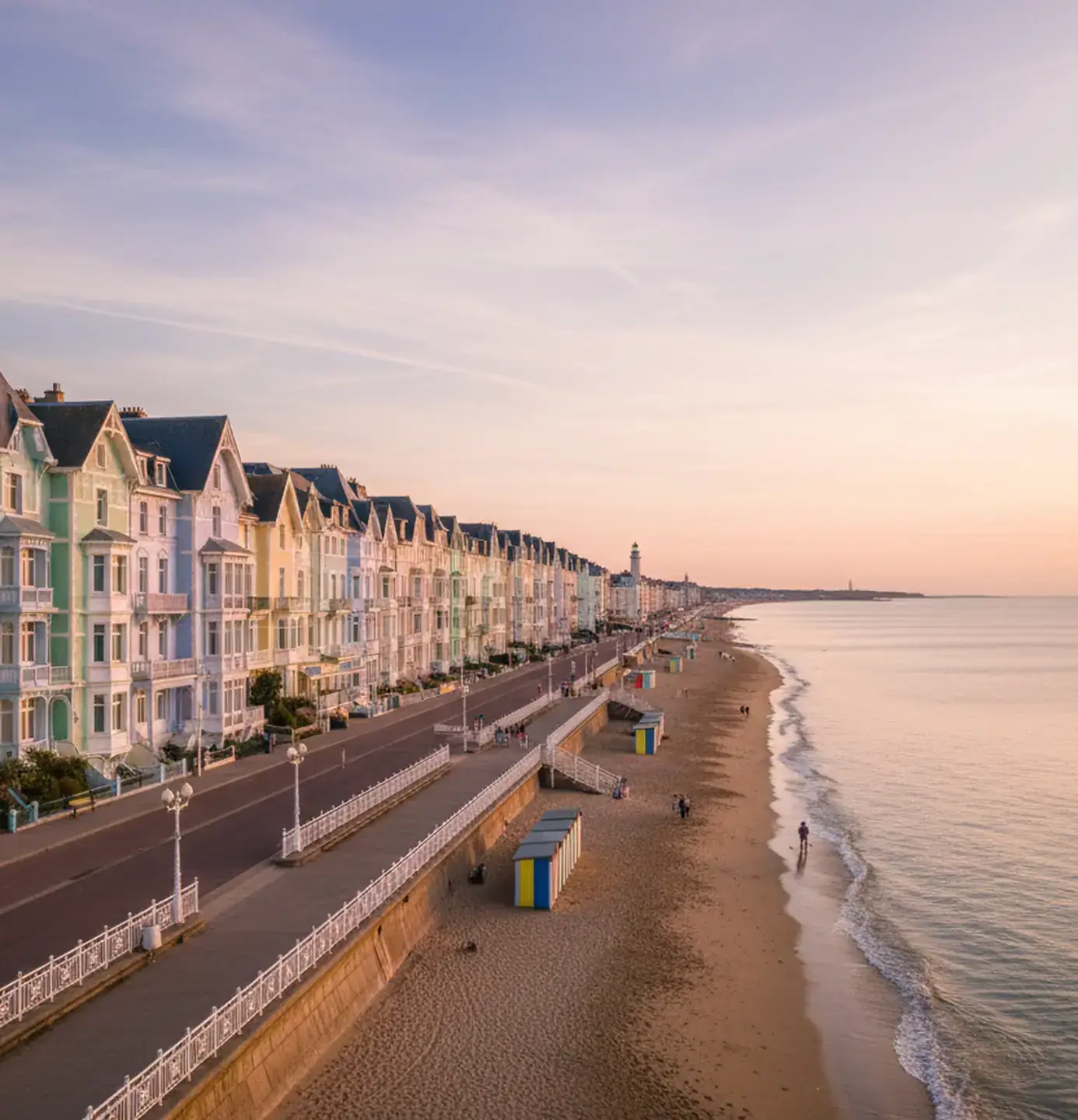 Les villas Belle Époque du front de mer de Mers-les-Bains
