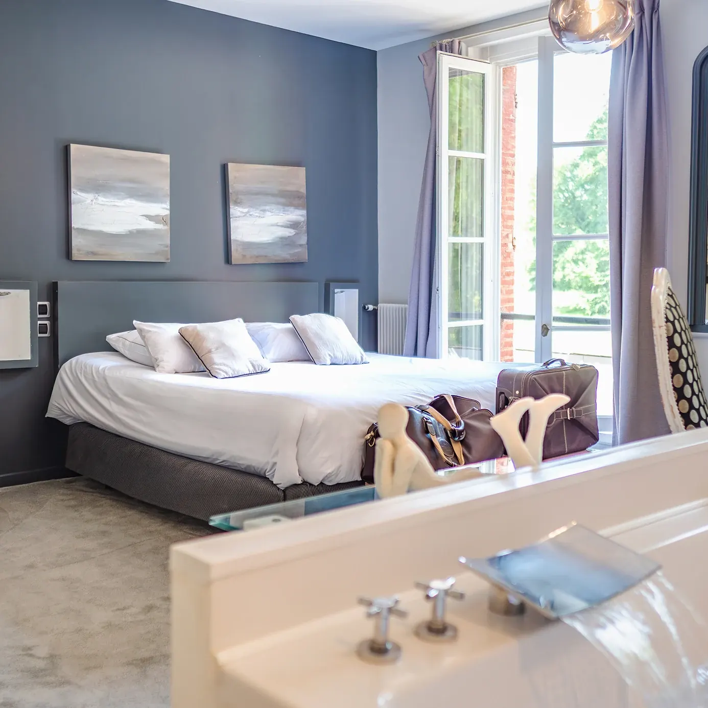 Chambre de l’hôtel du Domaine de Joinville