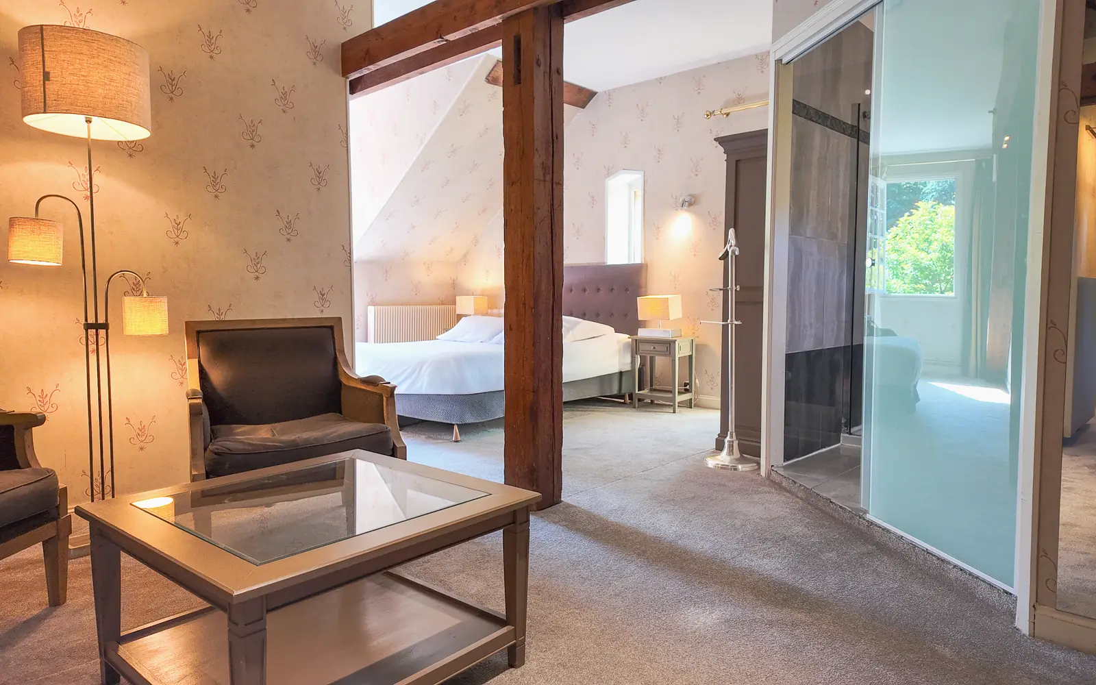 Chambre de l’hôtel du Domaine de Joinville