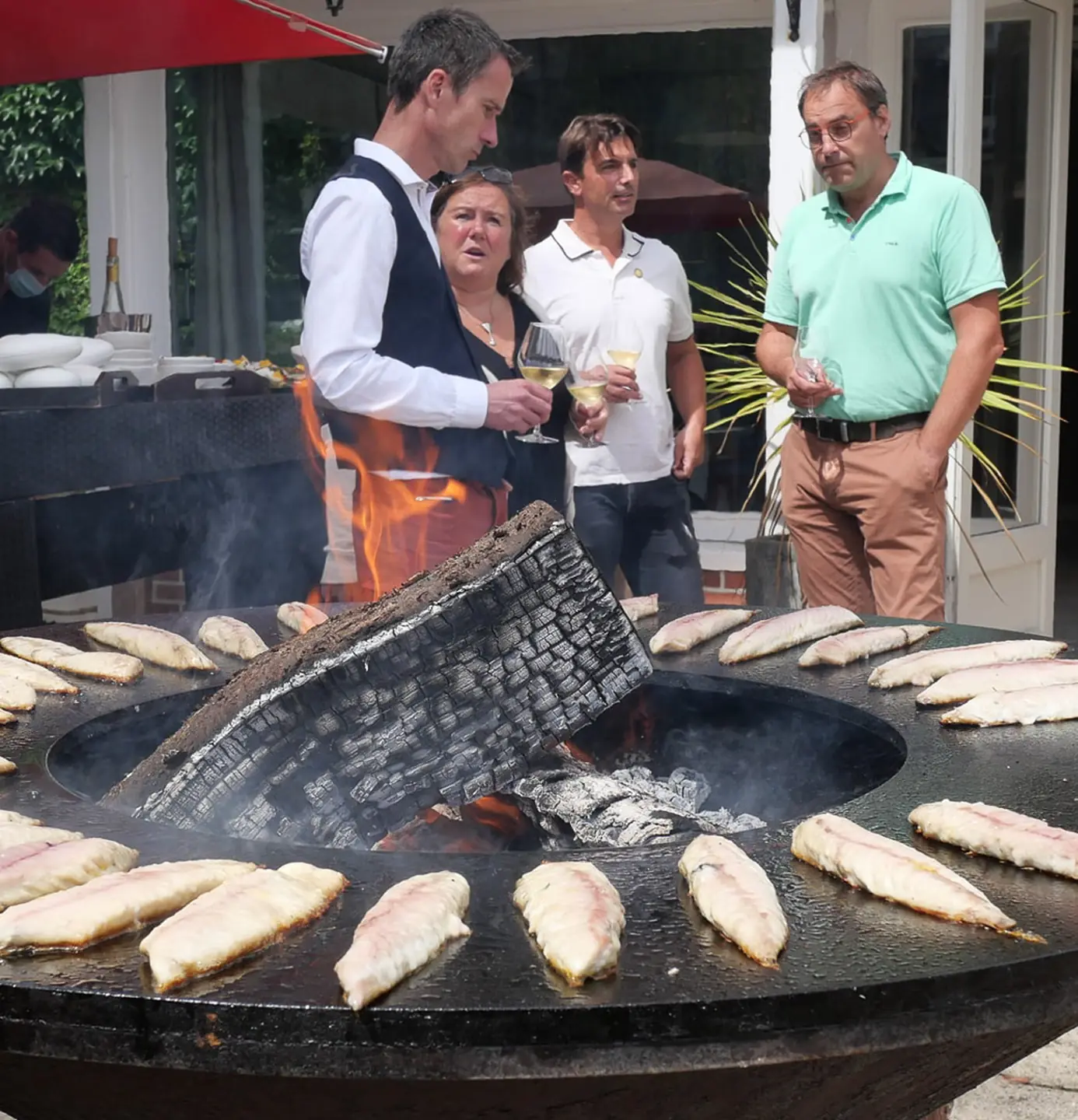 Brunch du lendemain servi au Domaine de Joinville